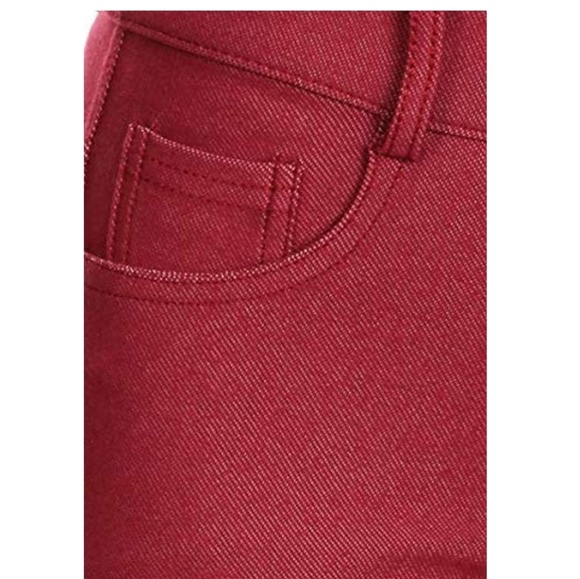 Jean Look Cotton Blend Jeggings Tights Slimming Fu - Picture 2 of 3